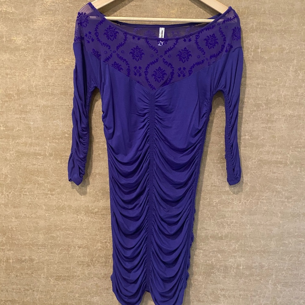 Rouched 3/4 Sleeve Top by Free People